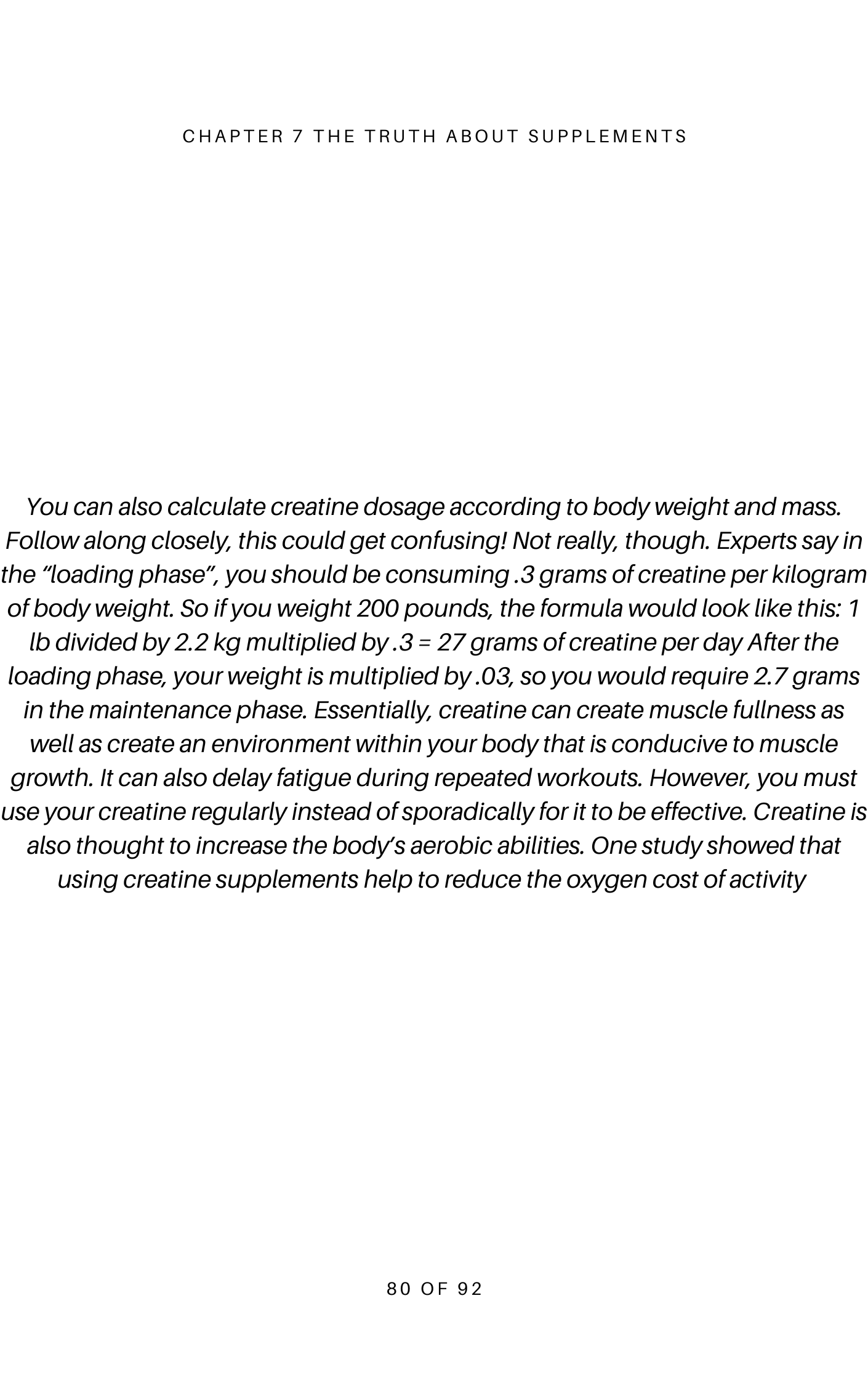 Muslce growth Ebook