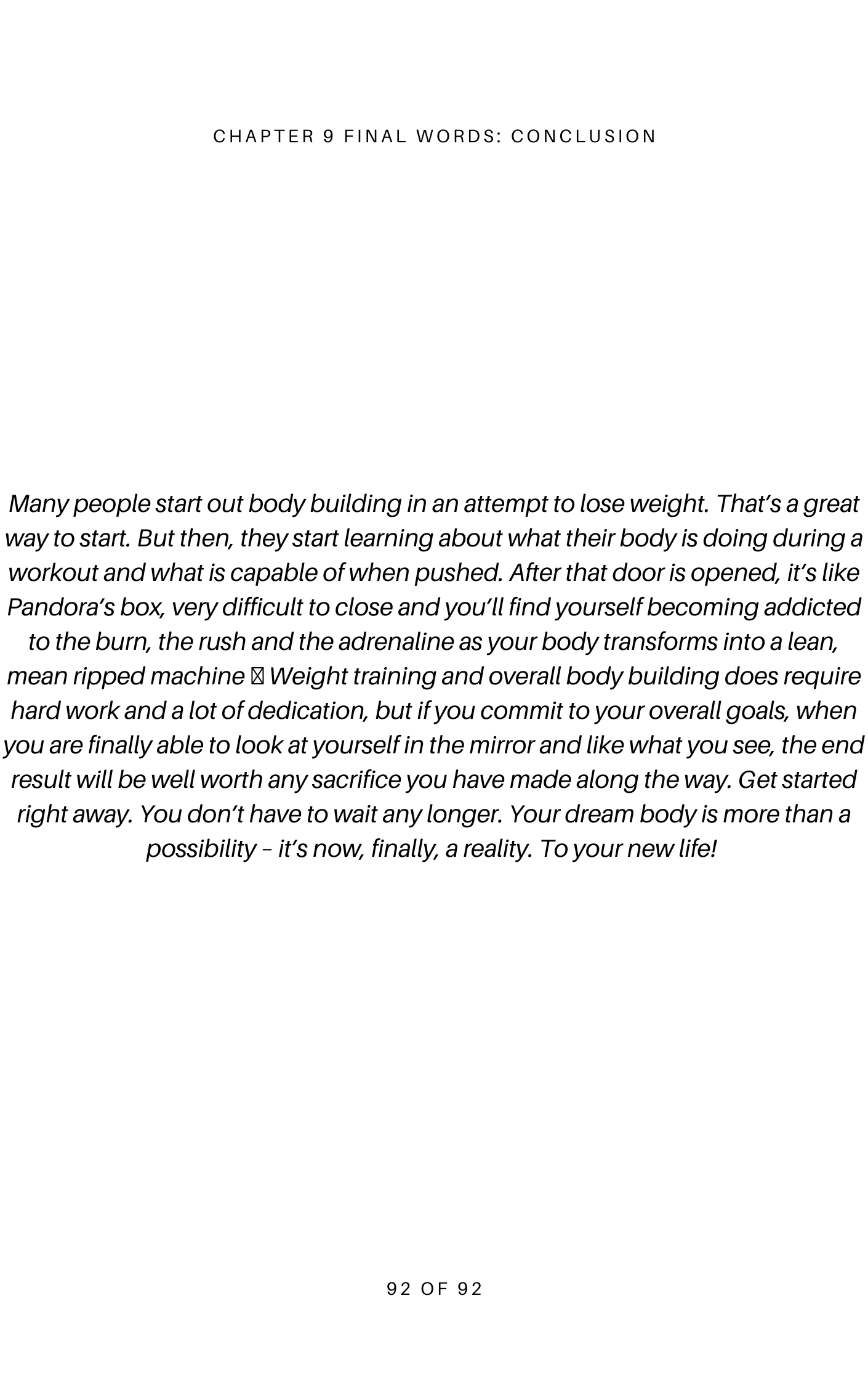 Muslce growth Ebook